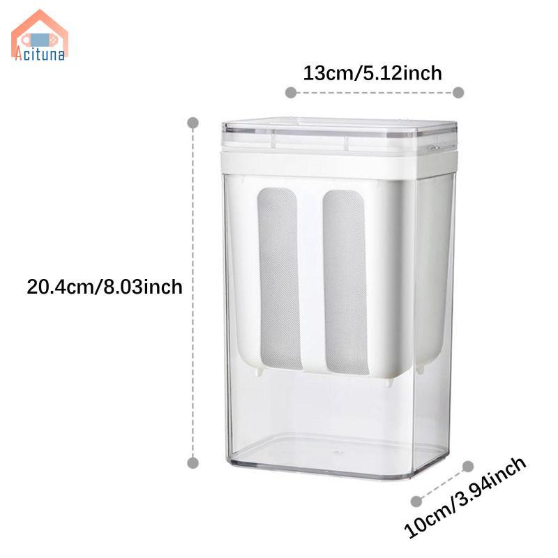 1800ml Sữa Chua Máy Làm Lưới Mịn Thép Không Gỉ Lọc Thực Phẩm Sàng Hộp Đựng Cho Nước ép Trái Cây Sữa Chua Hy Lạp