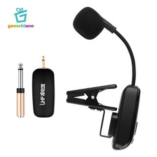 Nhạc cụ không dây chuyên nghiệp Mic Clip trên bộ thu phát Mic
