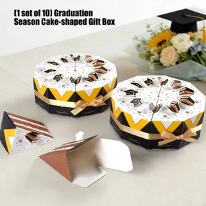 Cc 10 Chiếc Hộp Bánh Tốt Nghiệp Thanh Lịch Cho Kẹo Trang Sức Quà Nhỏ