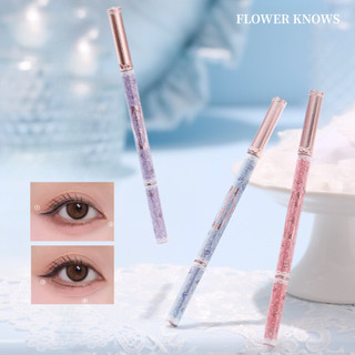 FLOWER KNOWS Bút kẻ mắt tự nhiên và mịn màng, dễ lên màu, màu nâu