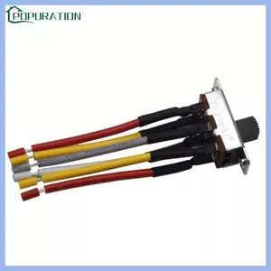POP Universal 6 Pin 2 Vị Trí Chuyển Đổi Công Tắc Có Dây Thay Thế Công Tắc Chống Cháy Cho Quạt Gia Đình