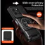 Armor Slide Lens Funda cho Honor X6B Plus Ốp lưng xoay vòng từ tính cho Honor X6C X8C X5B Plus Play 9A 4G Case stand Capa