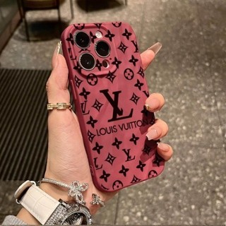 Dành Cho IPhone17161514131211ProMax X XR XS Max 7 8 Plus Thời trang Tide thương hiệu LV xếp li trường hợp điện thoại