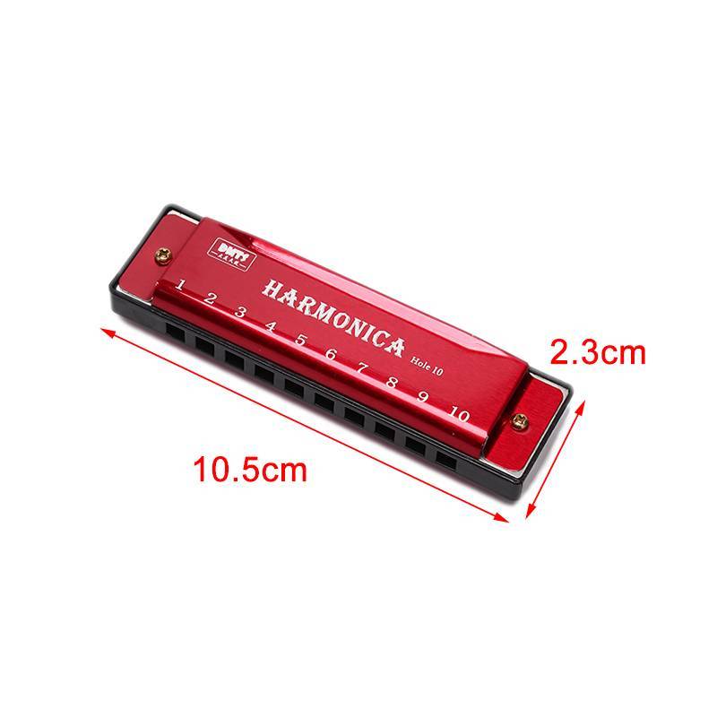 Littleloves1 10 Lỗ Harmonica Miệng Đàn Organ Xếp Hình Nhạc Cụ Người Mới Bắt Đầu Giảng Dạy VN
