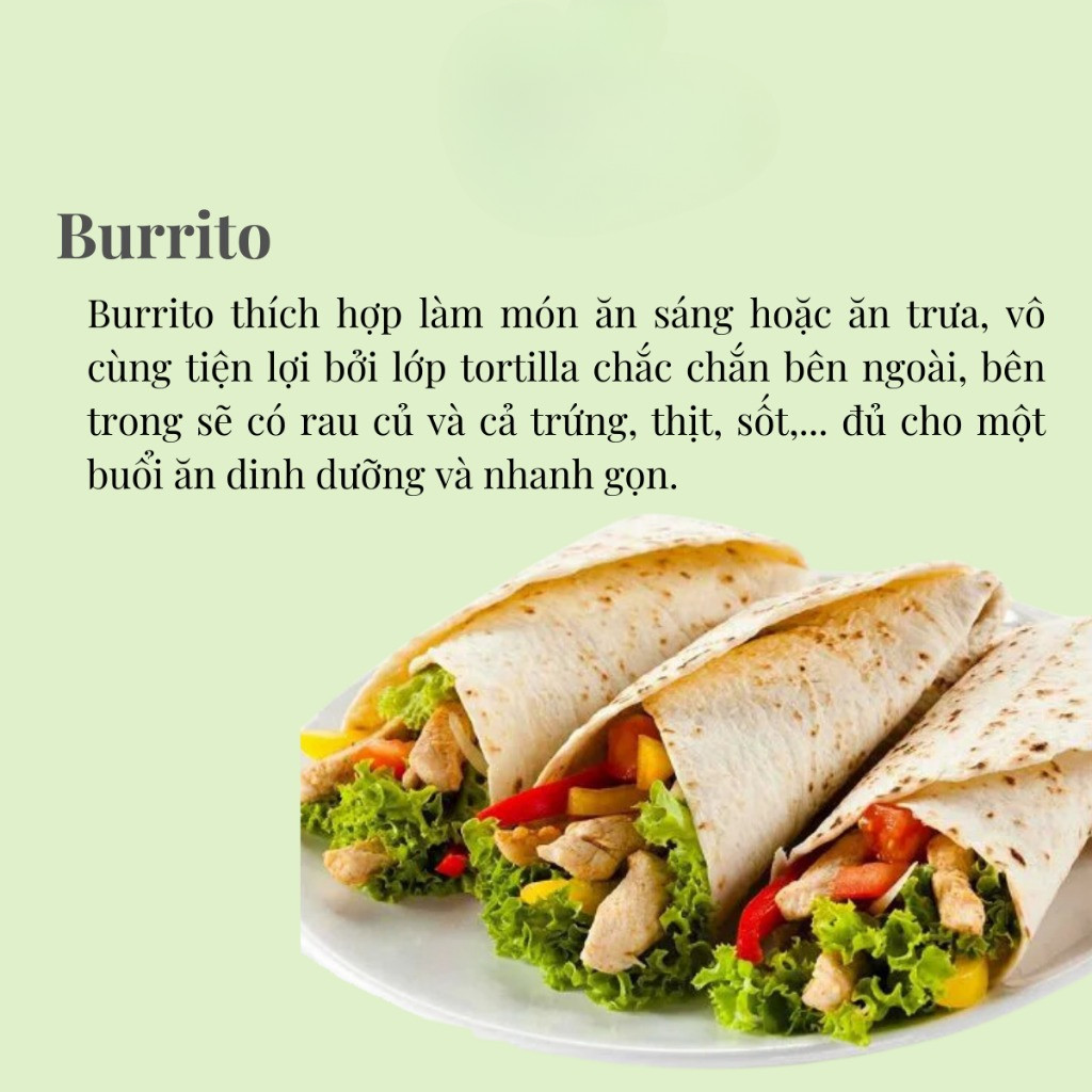Vỏ Bánh Tortilla Wraps Hữu Cơ Nguyên Cám Có Hạt Lanh Gói 372g 6 Miếng Mềm Dẻo Dễ Chế Biến