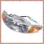 Đèn pha xe máy Thích hợp cho 50Cc AF34 AF34.5 AF 34 AF 34.5-Trắng (R F C V)