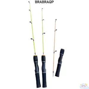 Cần câu đá BRARAA, Chất liệu Carbon Cần câu đá quay di động, Thiết kế có thể thu vào quay 60cm 70cm 80cm Cần câu có thể thu vào Câu cá trên băng
