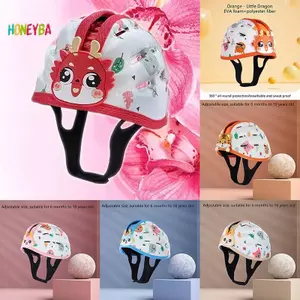 < Honeyba > 1 Mũ An Toàn Cho Bé Đi Bộ Học Tập Đi Có Thể Điều Chỉnh Thoáng Khí Bảo Vệ Đầu Chống Rơi Mũ Bảo Vệ Trẻ Sơ Sinh Thiết Bị Đẹp