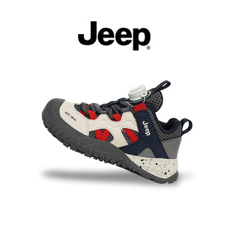 JEEP Phong Cách Mới Trẻ Em Đi Bộ Đường Dài Mùa Hè Lưới Thoáng Khí Bề Mặt Chống Trơn Trượt Bé Trai Đế Mềm Giày Ngoài Trời