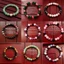 Thời trang-Quần áo-Quần áo tự nhiên-Tiền-Bracelet-Dark-Garnet-Multi-Stone-Spiritual-Bảo vệ-Sharp-Mind