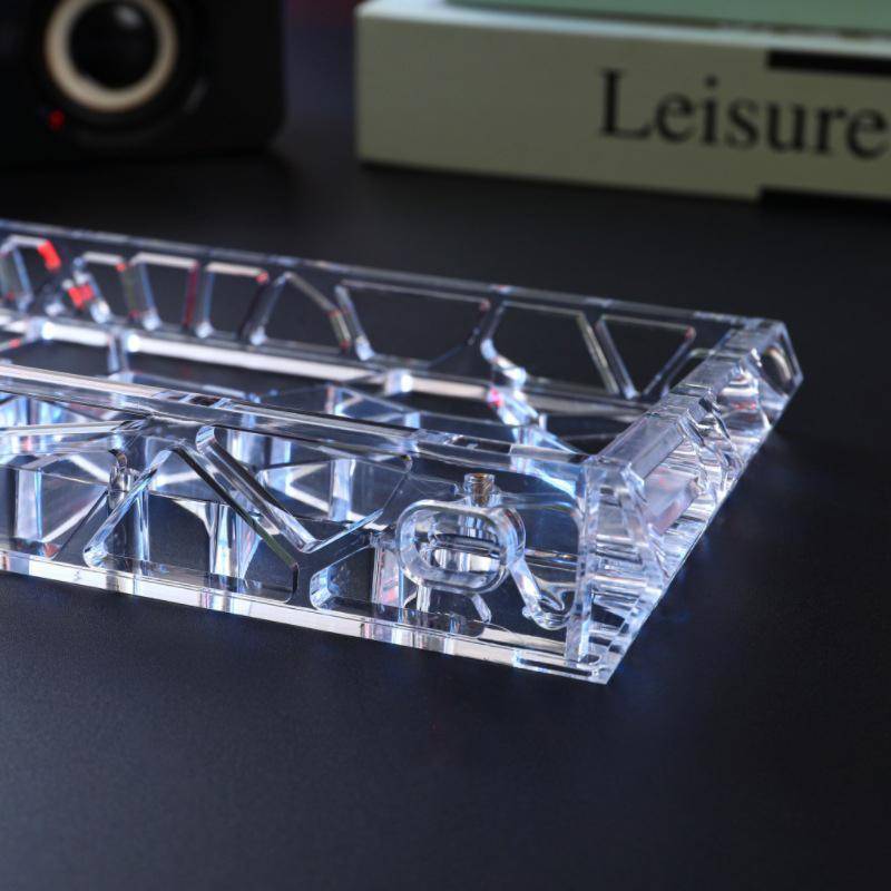 JINHF GH60 Vỏ bàn phím trong suốt rỗng Bàn phím cơ tùy chỉnh DIY Project Acrylic Case Bảo vệ mạnh mẽ HOT