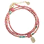 Mới Phong Cách Trung Quốc Rhodolite May Mắn May Mắn Vòng Hạt Vòng Cổ Nữ Thiết Kế Phù Hợp Với Vòng Cổ Tay Nữ