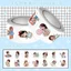 500 Chiếc Mới Zhao Lusi Dễ Thương Meme Cuộn Dán Ngộ nghĩnh Đầu Lớn Thực Phẩm Dán Thẩm Mỹ DIY Sổ Lưu Niệm Để Bàn Trang Trí