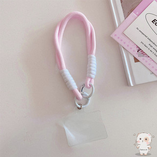 【Chamvn】Dây đeo điện thoại chống thất lạc dây đeo điện thoại ngắn Dopamine. dây đeo cổ tay dệt thủ công