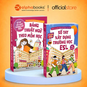 Sách - Combo: Sổ Tay Xây Dựng Trường Học ESL + Bảng Thuật Ngữ Theo Môn Học (Gamma Books)