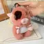 GUSTAVA Pig Thú Nhồi Bông Móc Khóa Sang Trọng, Họa Tiết Lợn Hỗ Trợ Cảm Xúc Đồ Chơi Sang Trọng, Mềm Mại Dễ Thương Thú Nhồi Bông Sang Trọng Móc Khóa