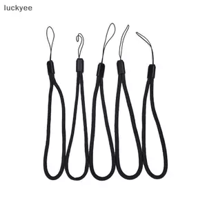Luckyew 5x Bla Nylon Dây Đeo Cổ Tay Dây Cho Máy Ảnh Điện Thoại Di Động iPod USB mp3 mp4 TQ