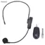 Luckyew Universal 2.4G Bộ phát micro không dây gắn trên đầu có đầu thu cho loa khuếch đại giọng nói Hướng dẫn du lịch giảng dạy TQ