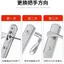 Khóa Cửa Vệ Sinh Nhà Vệ Sinh Nhà Vệ Sinh Khóa Phòng Tắm Khóa Đa Năng Trong Nhà Hợp Kim Nhôm Tay Nắm Cửa Lưỡi Đơn Hộ Gia Đình HXJ4