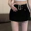Váy ngắn Merad Denim mùa hè nhỏ Váy nâu Váy hông