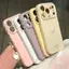 Ốp lưng iPhone 12 Pro chó con điểm nhũ xinh đẹp phong cách nữ sinh nhẹ nhàng