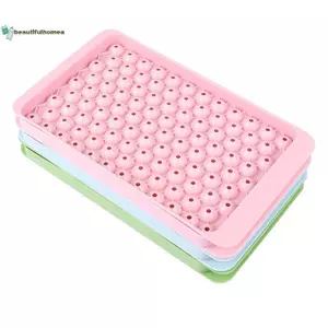 BeautifulHomeA 1Pc 104 Lưới Mini Ice Cube Khay Khuôn Thực Phẩm Nhỏ Đá Viên Khuôn Dễ Dàng Phát Hành Khuôn Đá Tròn Cho Whisky Nước Uống Lạnh VN