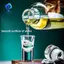 Bình Nước Thể Thao Thủy Tinh 500 / 750 / 1000ml Với Quy Mô Thời Gian Kín Chai Rượu Vang Hộp Đựng Nước Di Động A