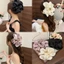 Kẹp Tóc JVSUB, Mũ Vuốt Tóc Cao Cấp, Thời Trang Shimmering Luster Thanh Lịch Xù Nhựa Kẹp Tóc Phụ Kiện Tóc
