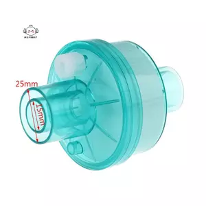 Maybest Bộ lọc hệ thống thở dùng một lần Bộ lọc vi khuẩn HME HEPA Phụ kiện máy thông gió Bộ trao đổi nhiệt độ ẩm {VN}