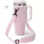 Maybest 40oz Túi đựng chai nước Dây đeo vai có thể điều chỉnh Cốc cốc Tay áo Hộp đựng chai màu trơn để đi bộ đường dài ngoài trời {VN}