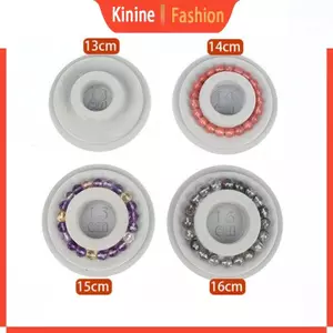 KIN 8pc Tròn Màu Xám Đổ Xô Bảng Hạt Dụng Cụ Đo Cho Vòng Tay Dây Chuyền
