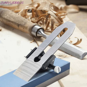 Máy mài máy bay JUNYUE88US, Máy mài bê tông bằng thép Carbon 94mm, Máy mài ổn định có con lăn Kẹp điều chỉnh chống trượt Chế biến gỗ
