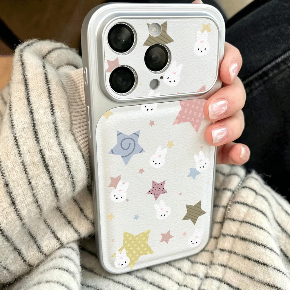 Ốp lưng iPhone hình ngôi sao màu sắc, dễ thương, chống sốc, phù hợp iPhone 17/16/15/14