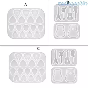 Unstop * Khuôn Nhựa Tinh Tế Cho Đàn Guitar Chọn Cho Tam Giác Plectrum Silicone Giá Đỡ Keych