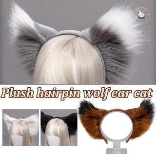 Tai kẹp tóc mô phỏng động vật như sói, mèo, cáo - Style sang trọng và gothic cho cosplay hoặc tiệc Halloween