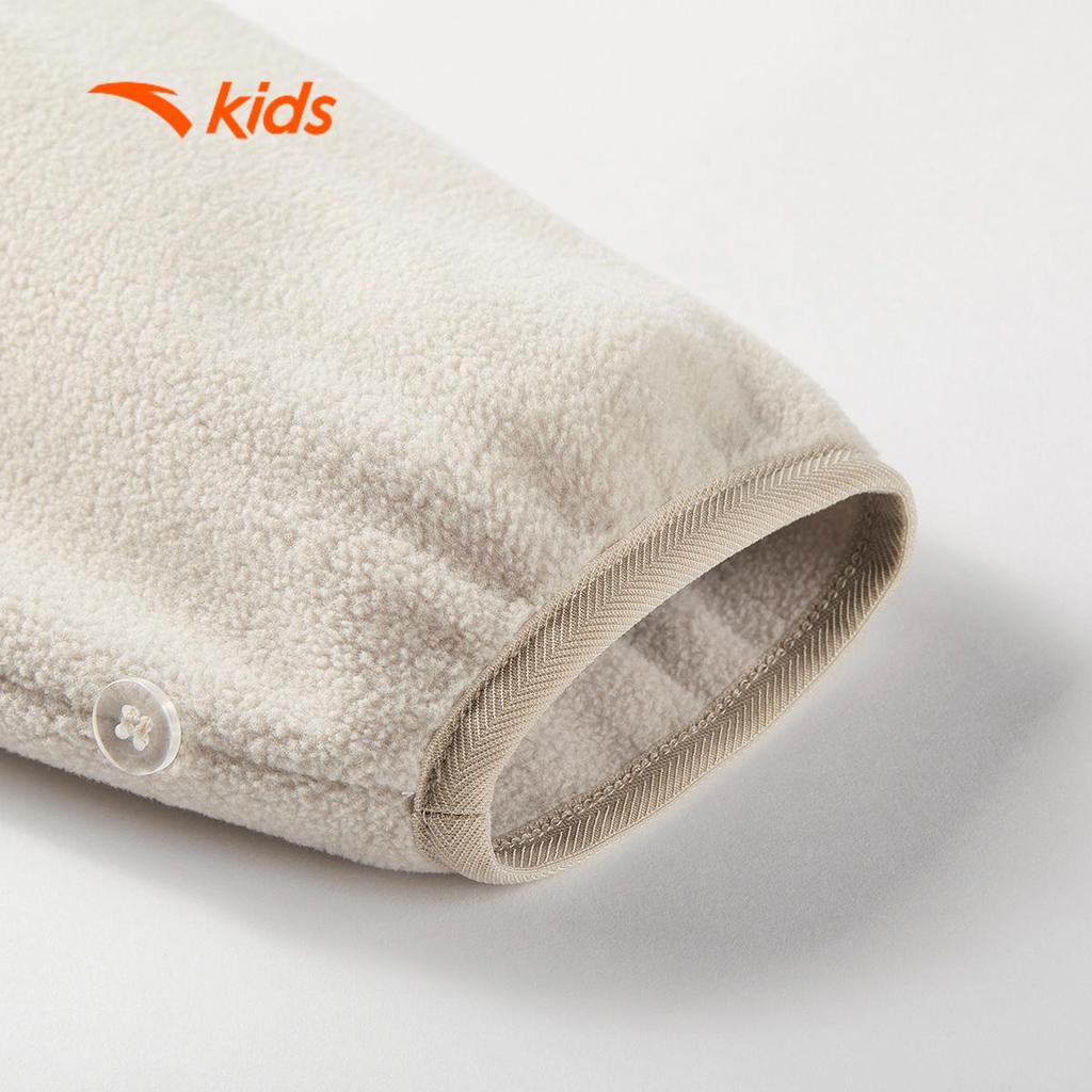ANTA Kids Bộ Áo Khoác Hai Lớp Chống Thấm Nước Cho Bé Super Outdoor 352546614U. Dày Ấm, Có Mũ, Form Rộng Mùa Thu Đông