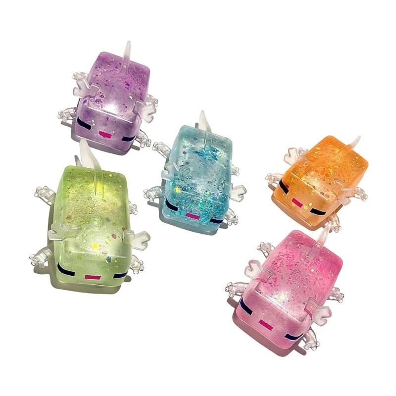 Bapara Hoạt Hình Nhỏ Axolotl Hình Chậm Phục Hồi Bóp Đồ Chơi Tiệc Sinh Nhật Độc Đáo