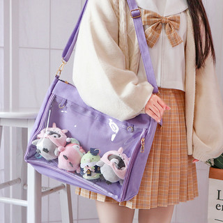 Túi đeo vai itabag nữ PVC trong suốt dung tích lớn