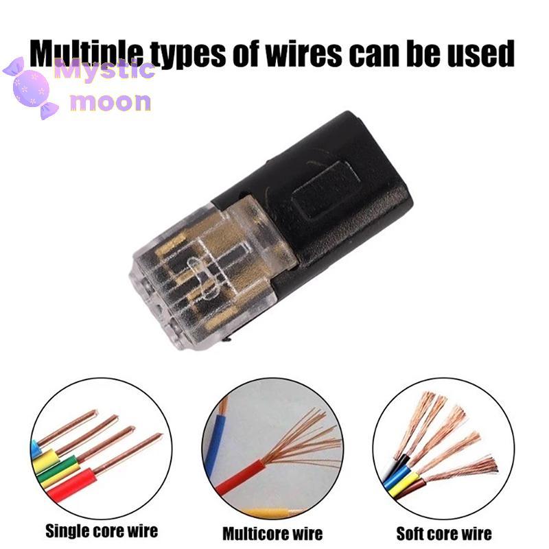 [Mystic] 2 Pin Way Plug Dây ô tô Thiết bị đầu cuối uốn cáp điện - Đầu nối dây nhanh chống nước ô tô [Mới]