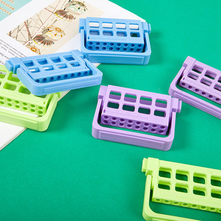 8 / 16Holes Nha Khoa Endo Tập Tin Giá Đỡ Tổ Chức Hộp Bảo Quản Tự Động Cố Định Mũi Khoan Nội Nha Chân Kênh Tập Tin Khối Nha Sĩ Dụng Cụ