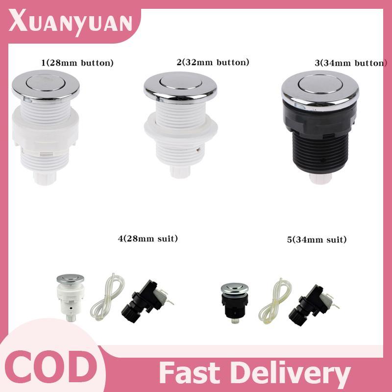 XUAN 28 / 32 / 34mm Nút nhấn bật tắt khí nén cho bồn tắm Spa Xử lý rác thải VN