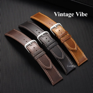 Dây đeo đồng hồ da thật bọc dầu cổ điển Ý 18 / 19 / 20 / 21 / 22mm Retro Sáp dầu đổi màu Da bò Dây đeo đồng hồ da bò dành cho nam nữ Vòng tay siêu mỏng