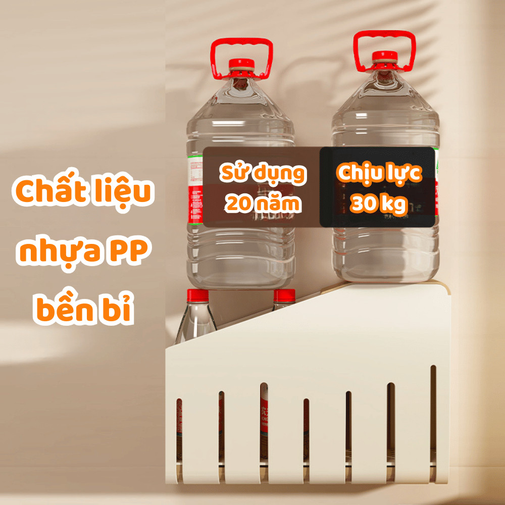 Kệ Cài Dao Tích Hợp Ống Để Đũa Muỗng DINO Chất Liệu PP Cao Cấp Có Khay Thoát Nước, Thoát Khí