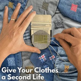 Knit Patch Loom Kit, Patch Maker 2.0, dụng cụ đan vá
