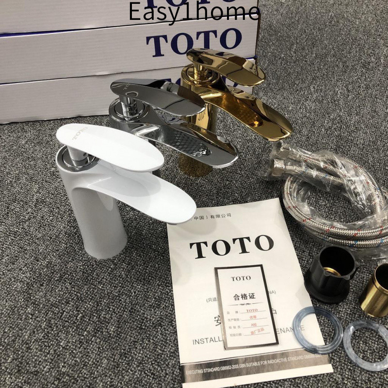 Vòi nóng lạnh hoàn toàn bằng đồng TOTO cho bồn rửa, bồn rửa mặt, vòi bồn rửa âm tường