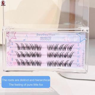 Lông mi giả 7-12mm Chiều dài hỗn hợp Dây nâng trong suốt Khối lượng tự nhiên Lông mi sợi đen cho bữa tiệc hàng ngày Chụp ảnh
