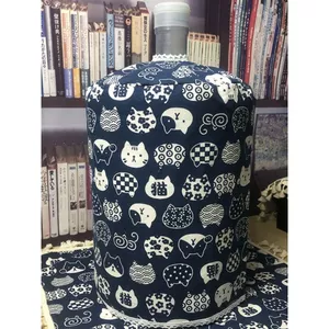 YHMBY3949 Bấm Bơm Xô Nắp Nước Nguyên Chất Khoáng Lò Xo Xô Vỏ Vải Lanh Cotton Mở Đầu Máy Đựng Nước Chống Bụi Bao