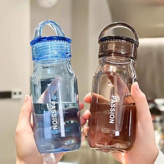 Bình nước tiện lợi hợp thời trang có bình nhựa chống rò rỉ để sử dụng hàng ngày & phòng tập thể dục ngoài trời Dung tích 430ml / 670ml