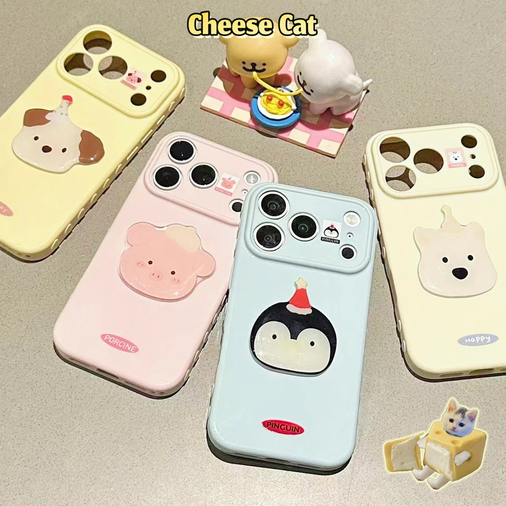 dễ thương Jellyca cho iPhone 17 Pro Max 11 12 13 14 15 16 Plus Hình trái tim ở cạnh bên của ốp điện thoại dành