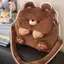 Springevenstar Nhật Bản Bapa Hoạt Hình Dung Tích Lớn Túi Bảo Quản Schoolbag Học Sinh Túi Đeo Ngang Túi Đi Học Kawaii Sang Trọng Gấu Springevenstar